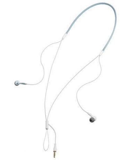 Sony - Kopfhörer mit Lederhalskette, blau