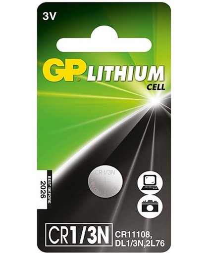 GP Batteries Lithium Cell CR1/3N Lithium 3V niet-oplaadbare batterij