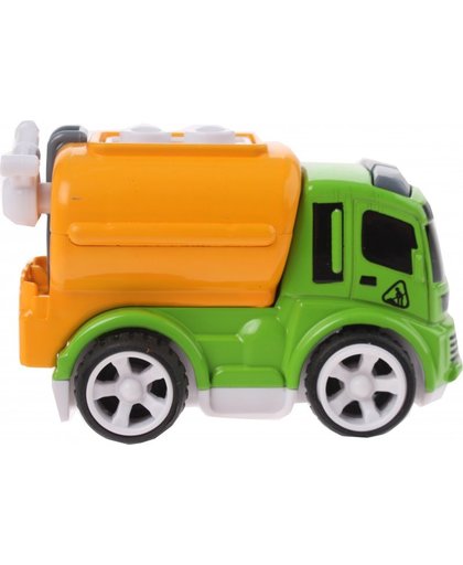 Johntoy vrachtwagen mini geel/groen