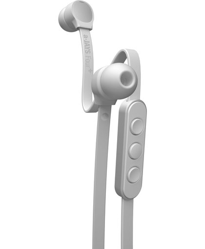 a-JAYS Four+ - In-Ear Koptelefoon - Gemaakt voor Apple iOS iPod / iPhone / iPad - Wit & Zilver
