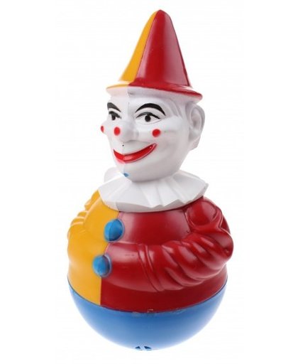 Rolly Toys tuimelaar clown met geluid 20,5 cm