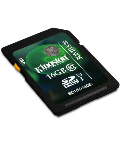 Kingston Technology 16GB SDHC UHS-I Card 16GB SDHC UHS Klasse 10 flashgeheugen
