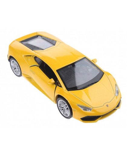 Welly schaalmodel Lamborghini Huracan geel