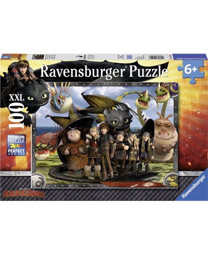 Ravensburger puzzel Dragons - Legpuzzel - 100 stukjes