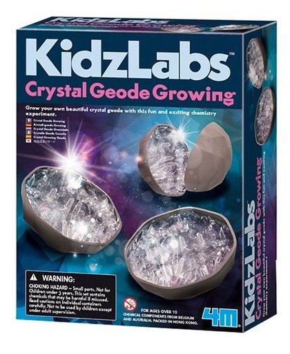 4M Kidzlabs Geode Kristal groeiset
