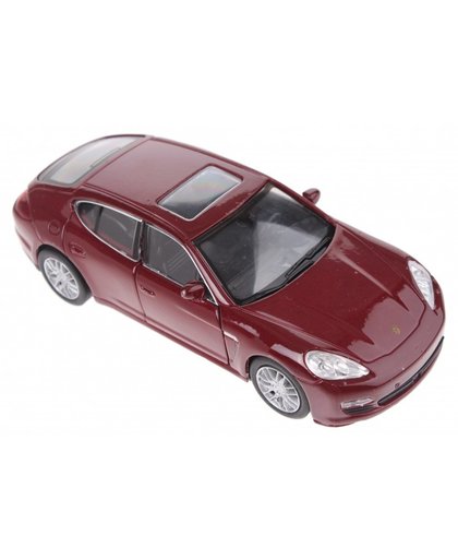 Welly schaalmodel Porsche Panamera S rood