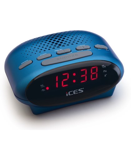 Ices Icr-210 - Wekkerradio - Blauw