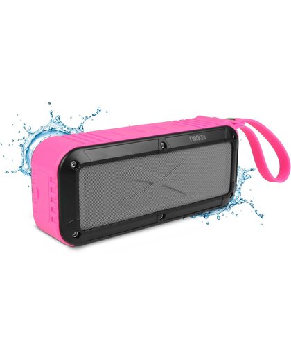 NIKKEI BOXX3PK Waterbestendige Bluetooth speaker - Roze