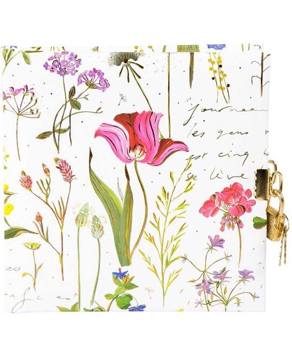 GOLDBUCH GOL-44318 TURNOWSKY dagboek WILD FLOWERS met slot