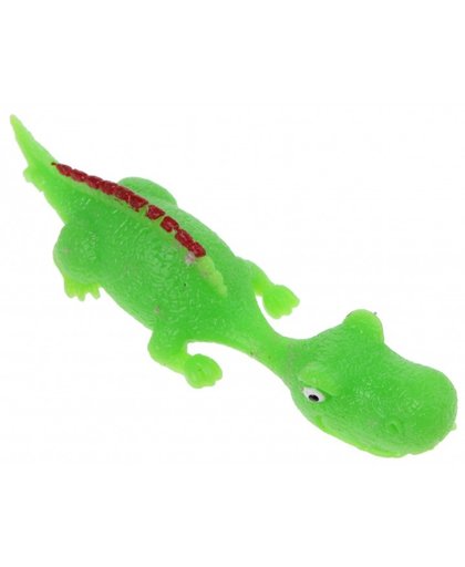 Johntoy slingshot dinosaurus groen 11 cm