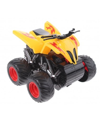 Toi Toys stunt truck set geel