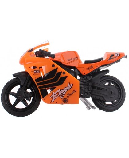 Johntoy motor Super Bike oranje/zwart