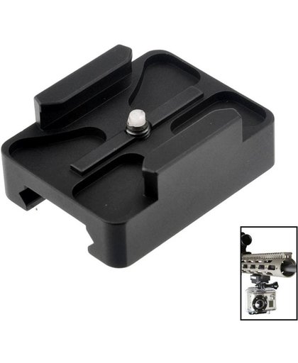 Te schrappen Mini Camera Track Dolly Schuifrail voor GoPro Hero 4 / 3+ / 3 / 2 / 1 (ST-79) (zwart)