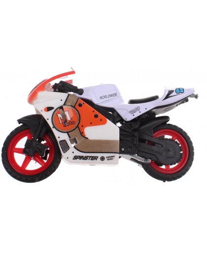 Johntoy motor Super Bike wit/oranje