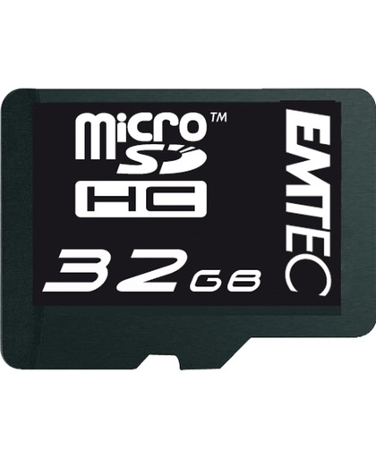 Emtec Micro SDHC 32GB 60X 32GB Micro SDHC Class 4 flashgeheugen