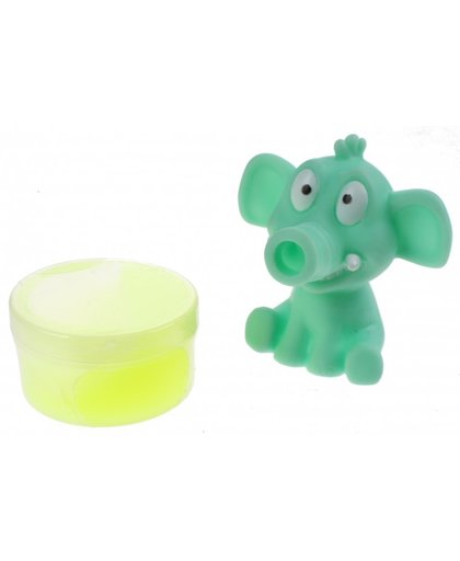 Toi Toys Slime Animal olifant 5 cm groen/lime