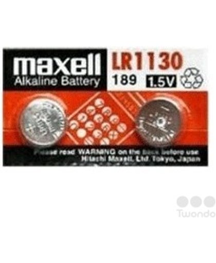 Maxell Alkaline Batterij LR 1130 1.5V 2 stuks