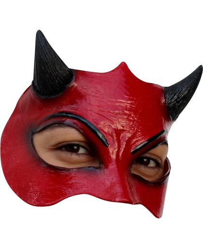 Half Masker She Devil - Halloween Masker