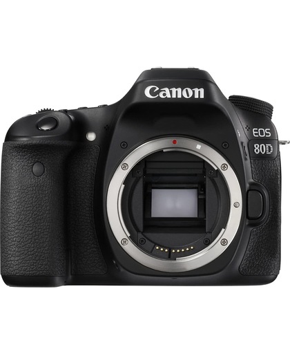 Canon EOS 80D SLR camerabody 24.2MP CMOS 6000 x 4000Pixels Zwart