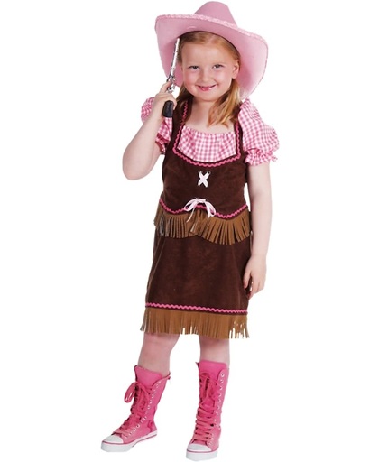 Cowgirl jurkje | Wilde Westen verkleedkleding meisje maat 128