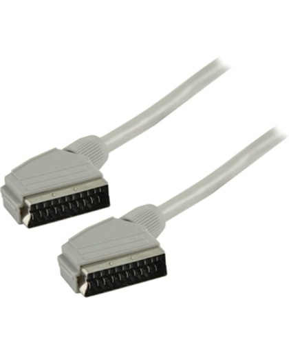 Valueline SCART, 1m 1m SCART (21-pin) SCART (21-pin) Zilver SCART-kabel