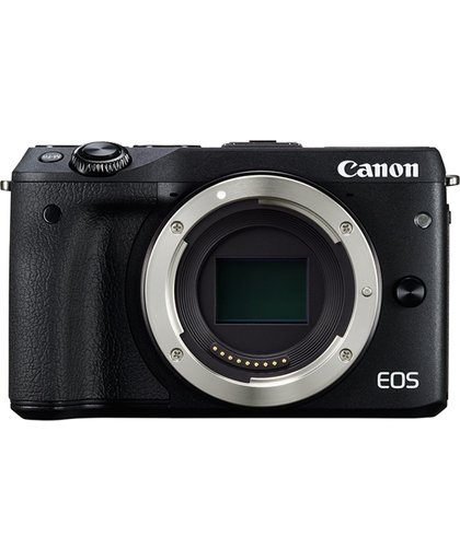 Canon EOS M3 MILC Body 24.2MP CMOS 6000 x 4000Pixels Zwart