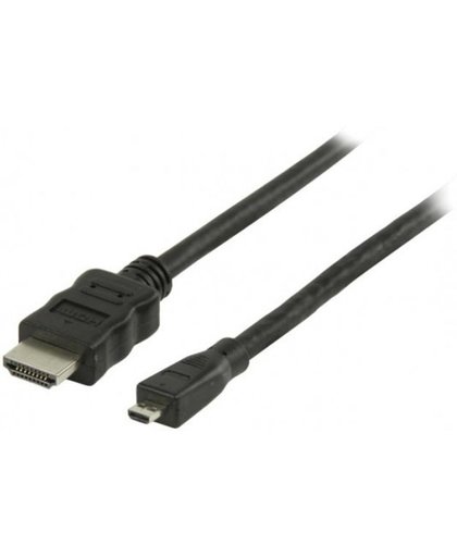 MMOBIEL High Speed HDMI kabel met ethernet HDMI connector - HDMI micro-connector (1 mtr) MMOBIEL / 1080p Full HD / 4K