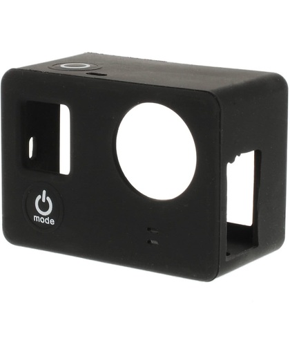 Silicone Case Zwart voor GoPro Hero 3/3+ met LCD BacPac