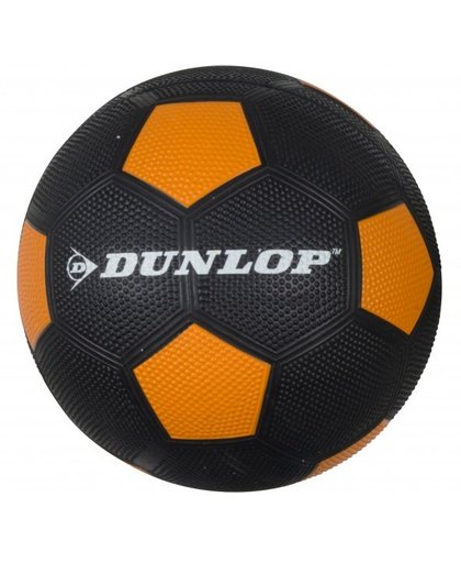 Dunlop Voetbal maat 5 zwart/oranje