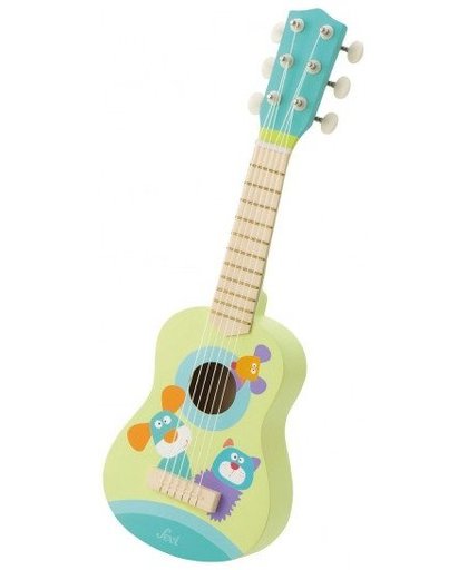 Sevi houten gitaar groen 53 cm