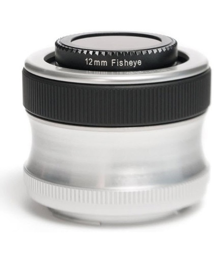 Lensbaby Scout lens + Fisheye Optik -  geschikt voor Olympus 4/3 spiegelreflexcamera's
