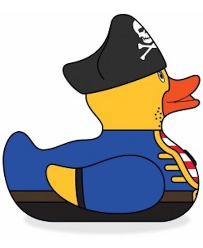 Deluxe Mini PIRATE Duck van Bud Duck: Mooiste Design badeend ter Wereld