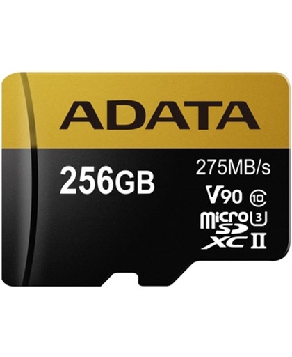 ADATA Premier ONE V90 256GB MicroSDXC UHS-II Klasse 10 flashgeheugen