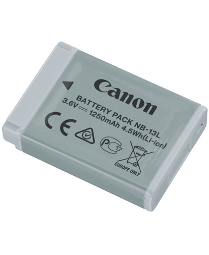 Canon NB-13L Lithium-Ion 1250mAh 3.6V oplaadbare batterij/accu
