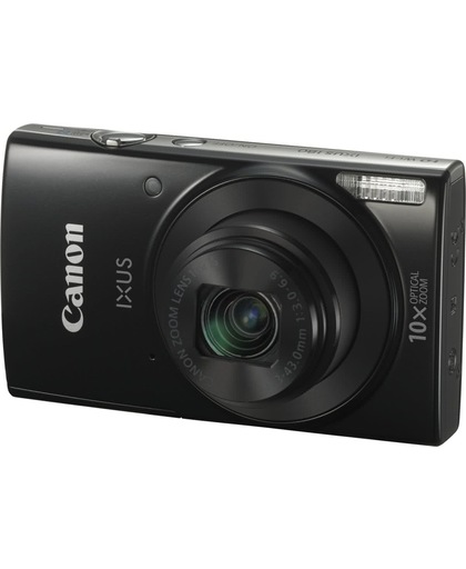 Canon IXUS 180 Compactcamera 20MP 1/2.3" CCD 5152 x 3864Pixels Zwart