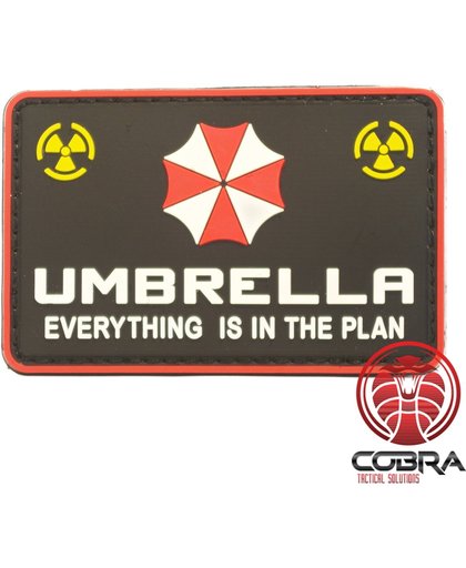 3D PVC Patch Umbrella Corporation Logo - Everything is in the plan - Resident Evil met klittenband