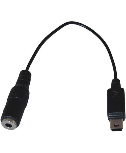 Xccess muziek kabel voor Mini USB aansluiten op 3.5 mm jack plug