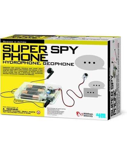 4M Knutselpakket Science In Action Spionagetelefoon