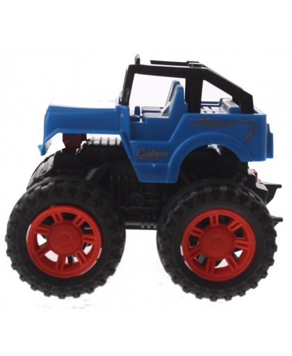 Gearbox jeep blauw kunststof 10 cm