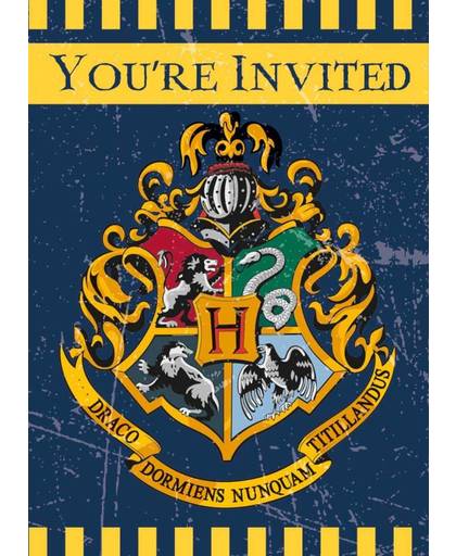 Harry Potter Uitnodigingen 8 stuks