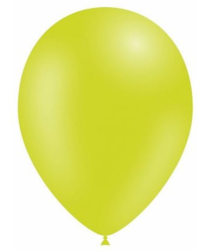 10 limoengroene ballonnen 36cm