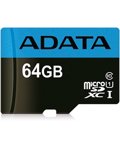 ADATA Premier 64GB MicroSDXC UHS-I Klasse 10 flashgeheugen