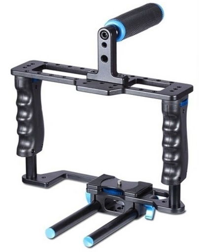 YELANGU YLG0107E-A beschermings DSLR Camera Cage Stabilizer / Top Handle Set