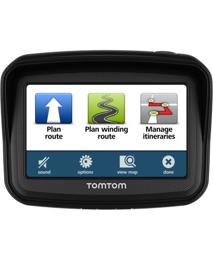 TomTom Rider Premium Pack Handheld/Fixed 4.3" LCD Touchscreen 353g Zwart navigator