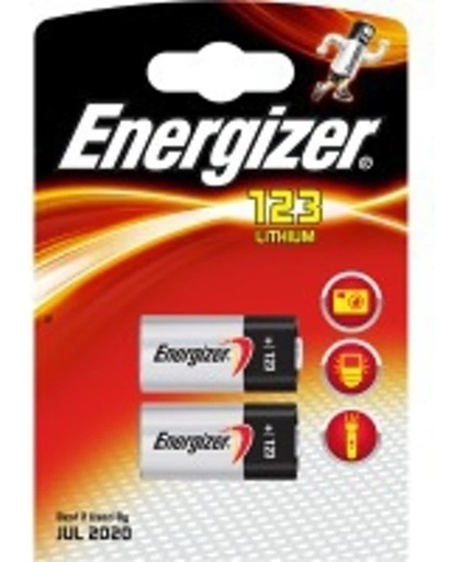 Energizer CR123/CR123A Lithium 3V niet-oplaadbare batterij