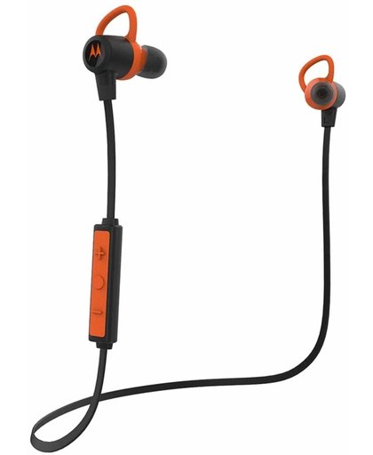 Motorola Verve Loop+ In-ear Stereofonisch Draadloos Zwart, Oranje mobiele hoofdtelefoon