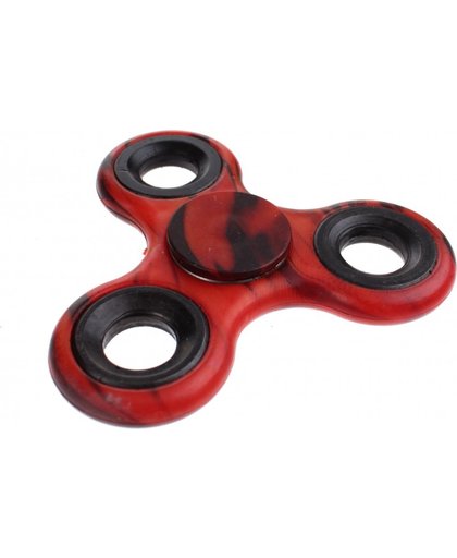 Toi Toys fidget spinner rood print 8 cm