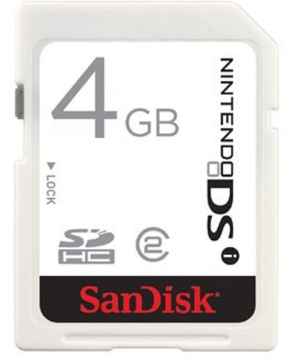 SanDisk 4 GB Geheugenkaart Wit Nds