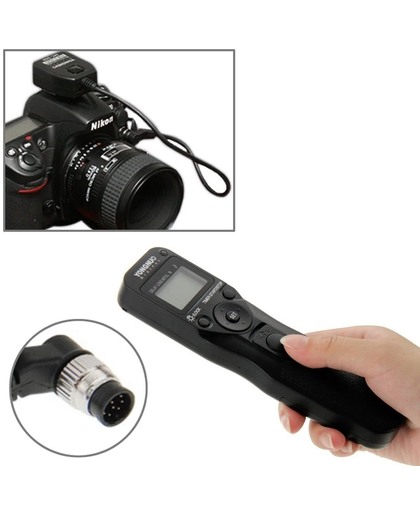 YONGNUO MC-36R N1 Wireless Timer Remote Shutter Release voor Nikon D1 / D2 series & D3 / D4 series / D200 / D300 / D700 / D800 Camera(zwart)