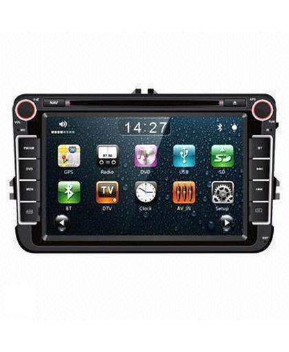 8” HD In-Dash Auto GPS/Multimedia System voor Volkswagen